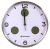 Часы настенные Bresser (Брессер) MyTime io NX Thermo/Hygro, 30 см, белые