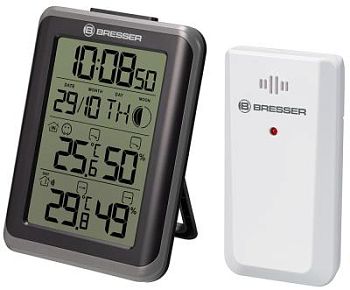 Гигрометр с часами Bresser (Брессер) MyClimate, черный