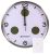 Часы настенные Bresser (Брессер) MyTime io NX Thermo/Hygro, 30 см, белые