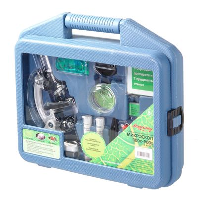 Микроскоп Микромед 100x–900x, в кейсе