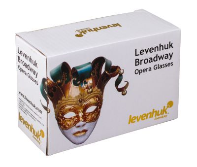 Бинокль Levenhuk (Левенгук) Broadway 325N лорнет с подсветкой, белый